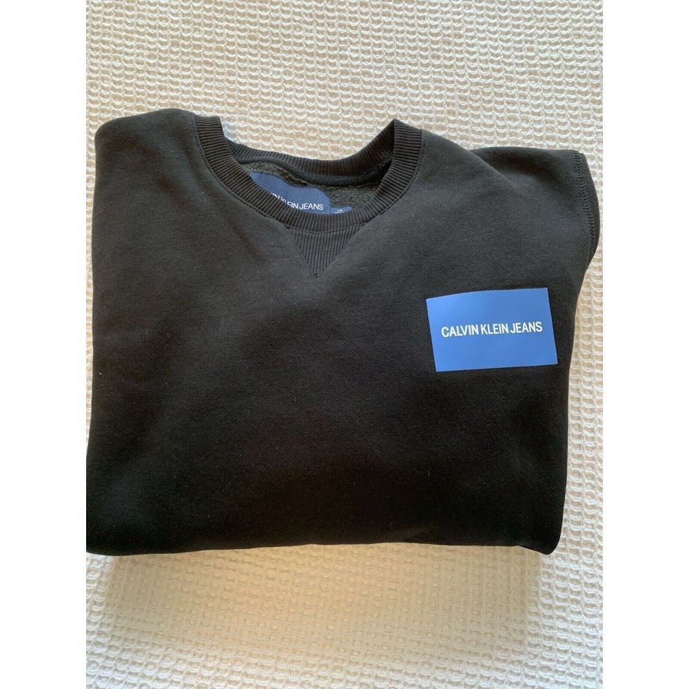 Mens Calvin‎ Klein Black Sweatshirt Size M-L